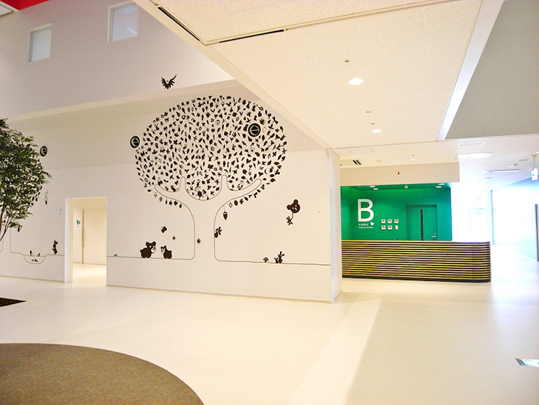 醫(yī)院形象墻展示