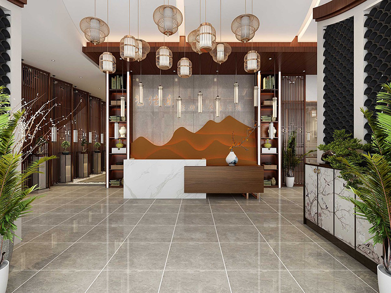 前臺(tái)背景墻設(shè)計(jì)