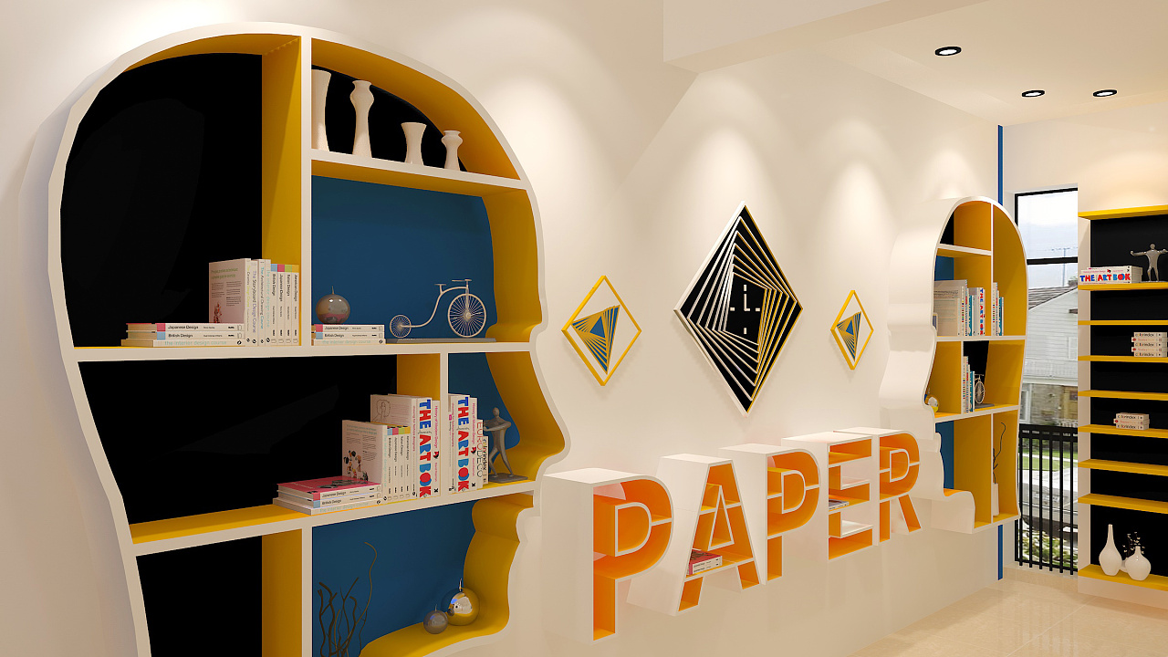 書法學院文化墻設計