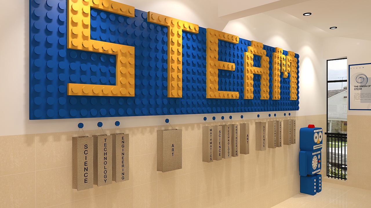 書法學院文化墻設計